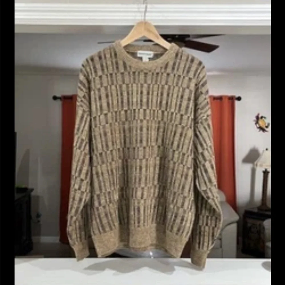 VINTAGE David Taylor Sweater Men Size XL Fair Isle 90s